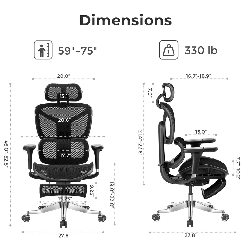 Welax S9 Pro – Premium Ergonomic Office Chair with Superior Comfort