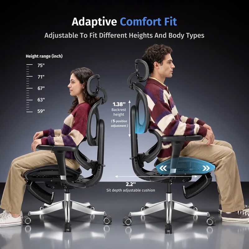 Welax S9 Pro – Premium Ergonomic Office Chair with Superior Comfort