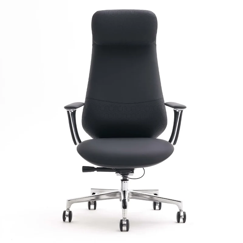 Omidi-Neta Premium Leather Chair with Headrest