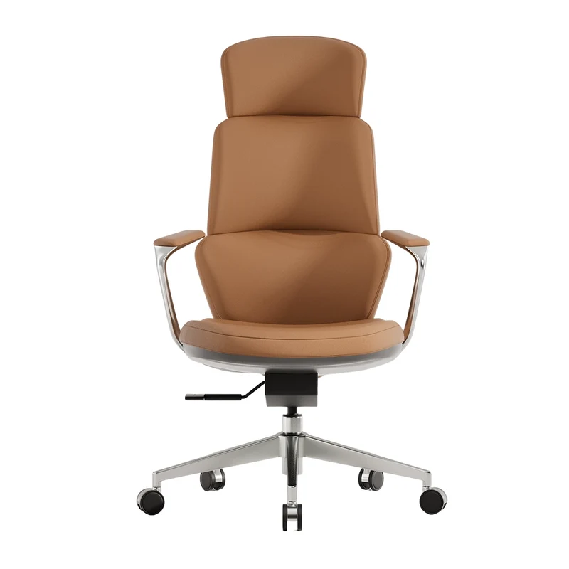 Omidi-Nolan Leather Chair with Classic Design