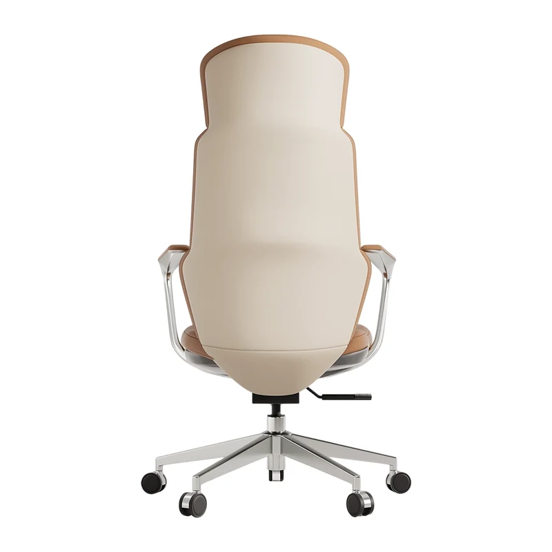 Omidi-Nolan Leather Chair with Classic Design