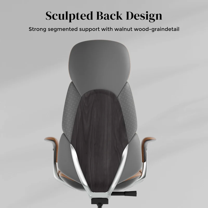 Omidi-Nolan Leather Chair with Classic Design
