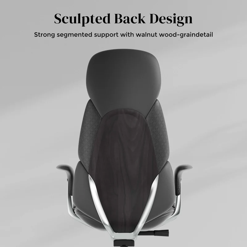 Omidi-Nolan Leather Chair with Classic Design