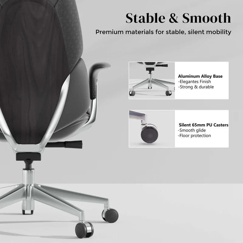 Omidi-Nolan Leather Chair with Classic Design