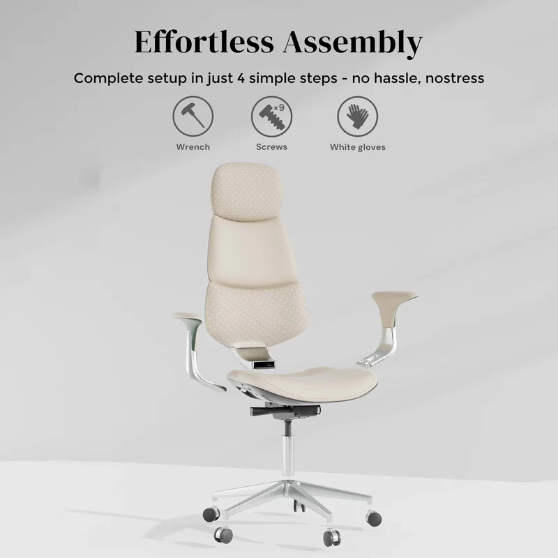 Omidi-Nolan Leather Chair with Classic Design