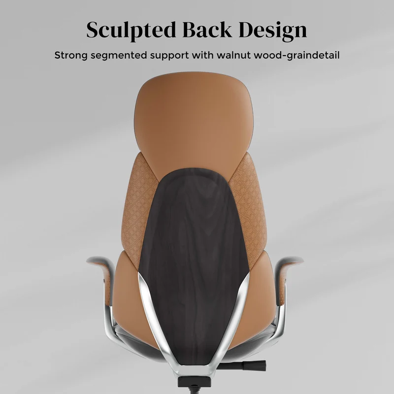 Omidi-Nolan Leather Chair with Classic Design
