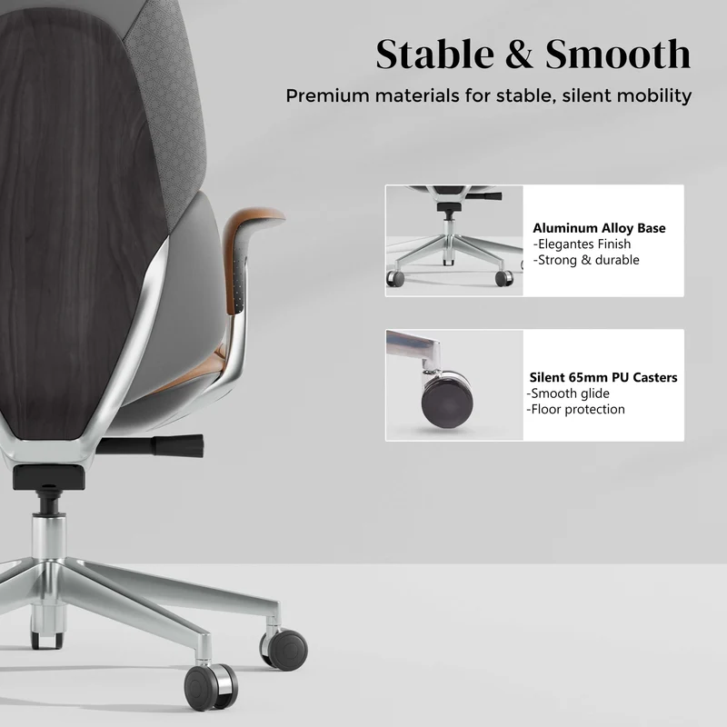 Omidi-Nolan Leather Chair with Classic Design