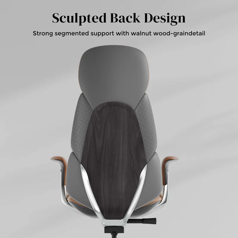 Omidi-Nolan Leather Chair with Classic Design