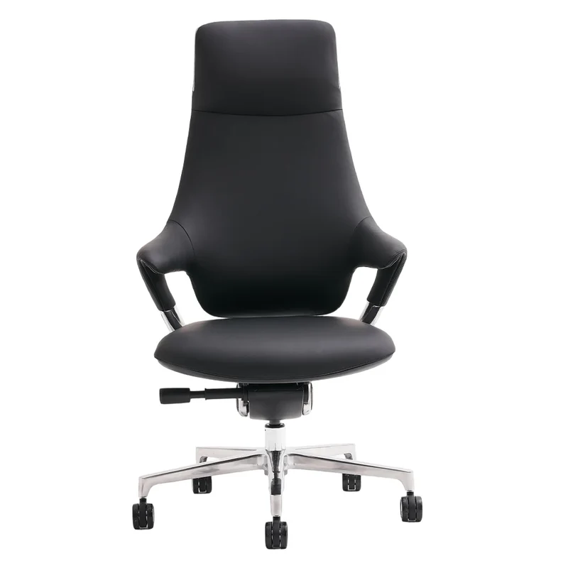 Omidi-Nigel Premium Leather Chair with Soft Seating Feel