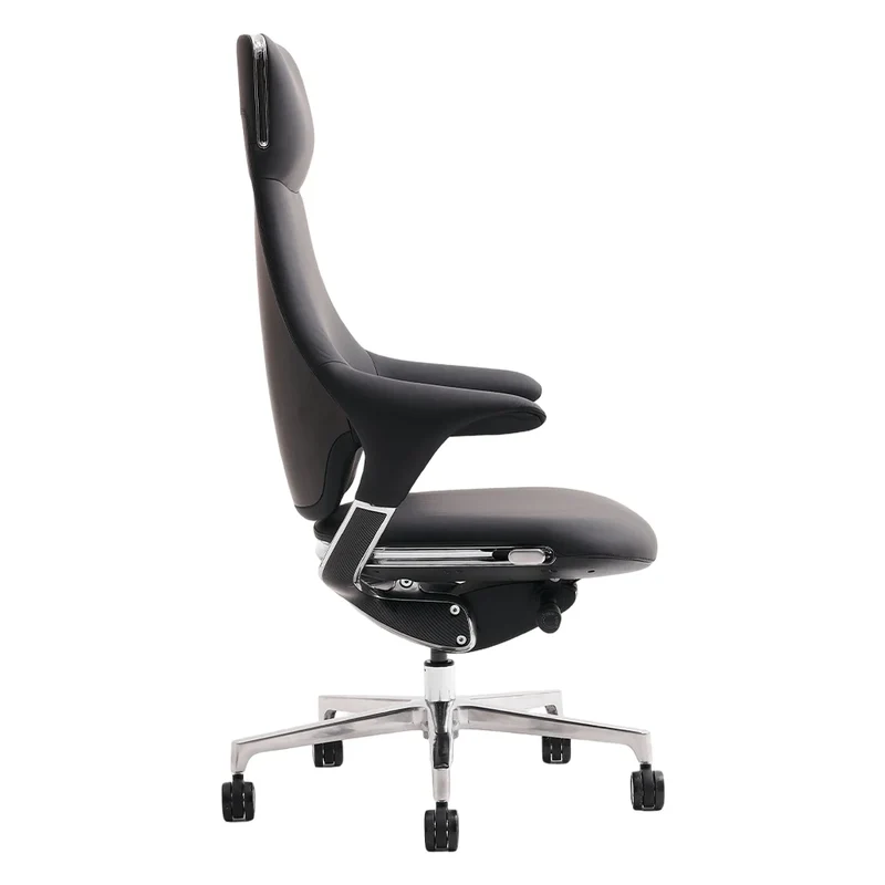 Omidi-Nigel Premium Leather Chair with Soft Seating Feel