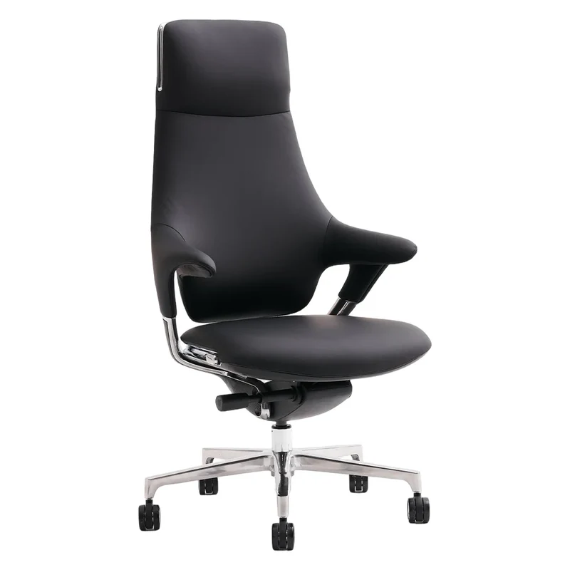 Omidi-Nigel Premium Leather Chair with Soft Seating Feel