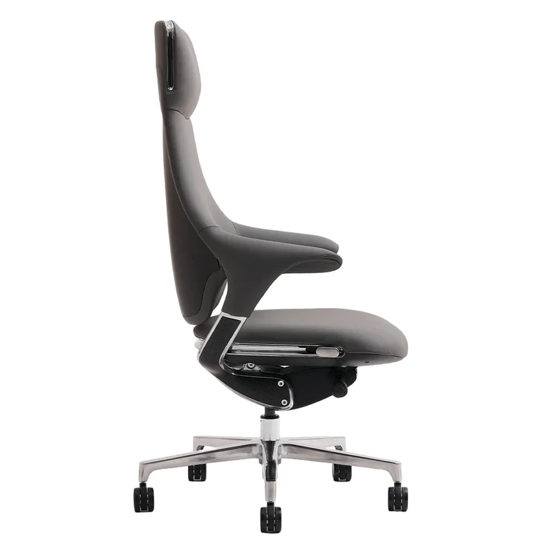Omidi-Nigel Premium Leather Chair with Soft Seating Feel