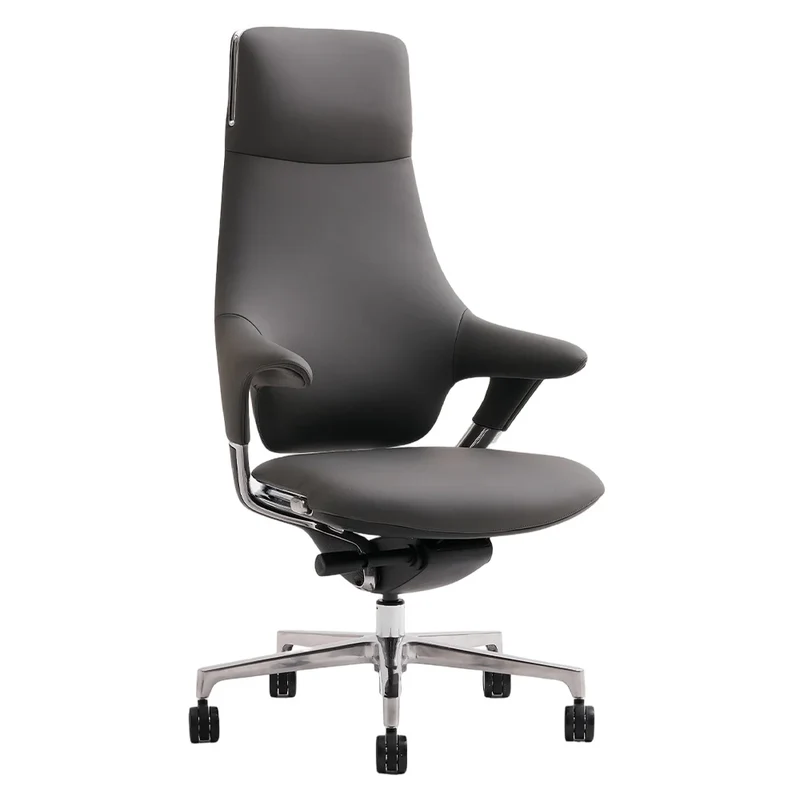 Omidi-Nigel Premium Leather Chair with Soft Seating Feel