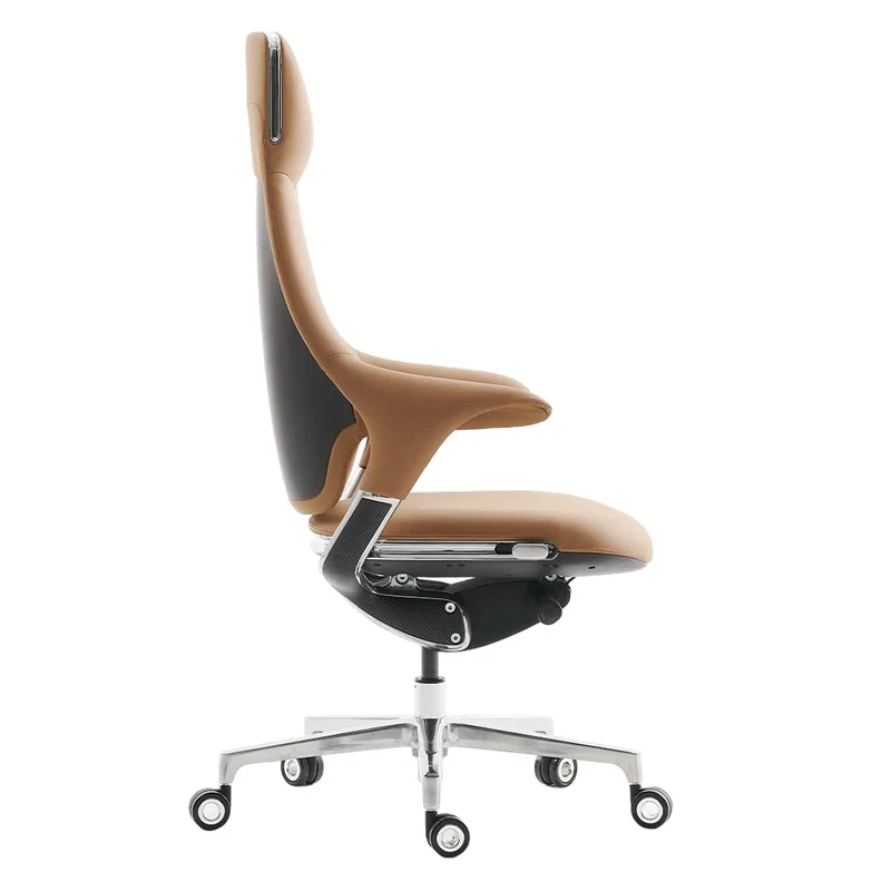 Omidi-Nigel Premium Leather Chair with Soft Seating Feel