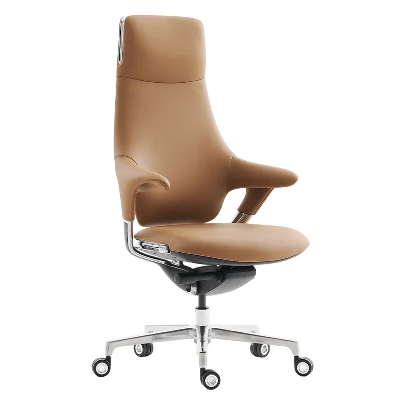 Omidi-Nigel Premium Leather Chair with Soft Seating Feel