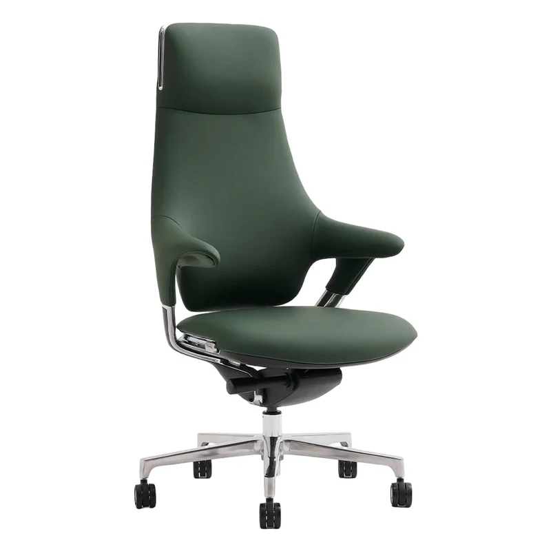 Omidi-Nigel Premium Leather Chair with Soft Seating Feel