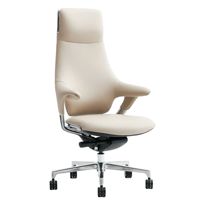 Omidi-Nigel Premium Leather Chair with Soft Seating Feel