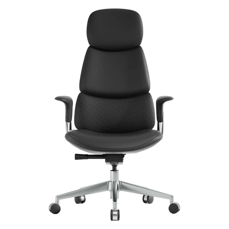 Omidi-Nyla Leather Chair with Easy Adjustment