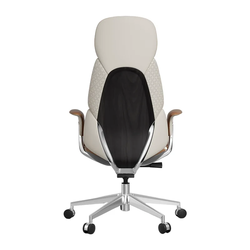 Omidi-Nyla Leather Chair with Easy Adjustment