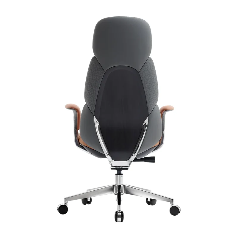 Omidi-Nyla Leather Chair with Easy Adjustment