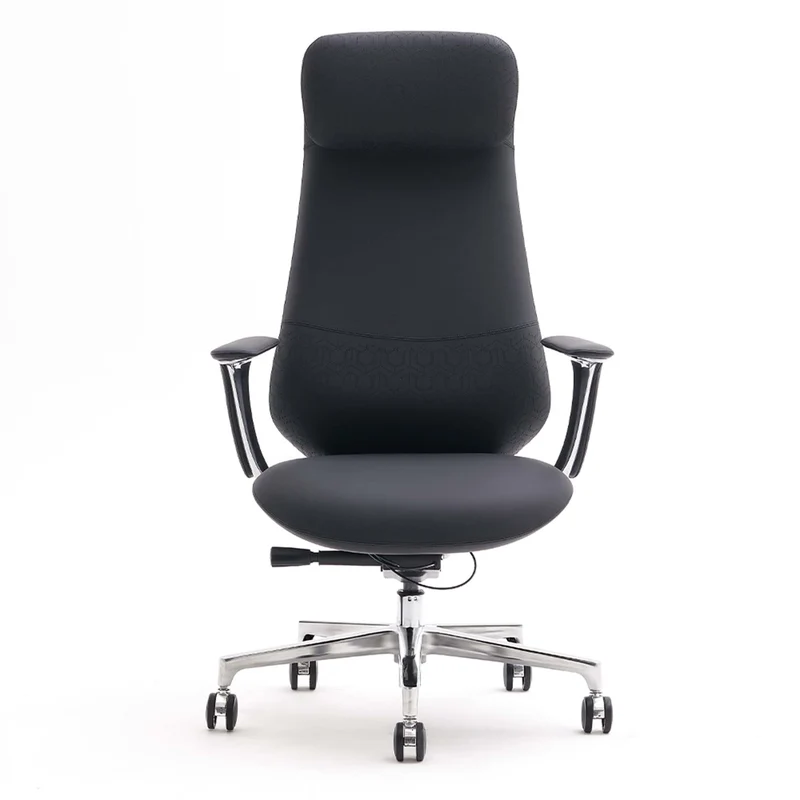 Omidi-Nyla Leather Chair with Easy Adjustment
