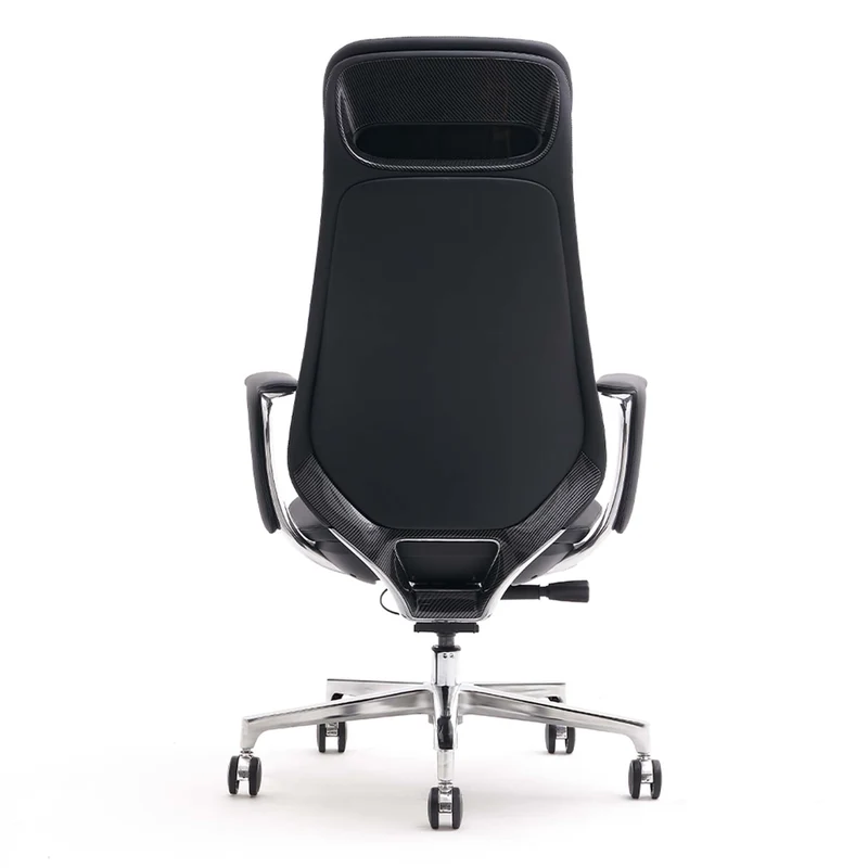 Omidi-Nyla Leather Chair with Easy Adjustment