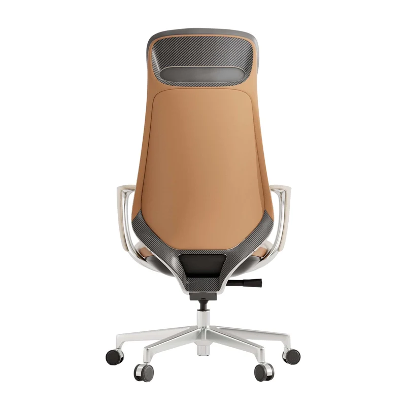 Omidi-Nyla Leather Chair with Easy Adjustment