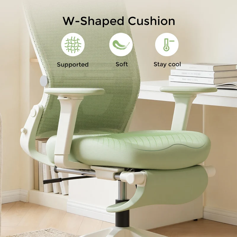 Welax S4 – Ergonomic Office Chair with Foldable Backrest