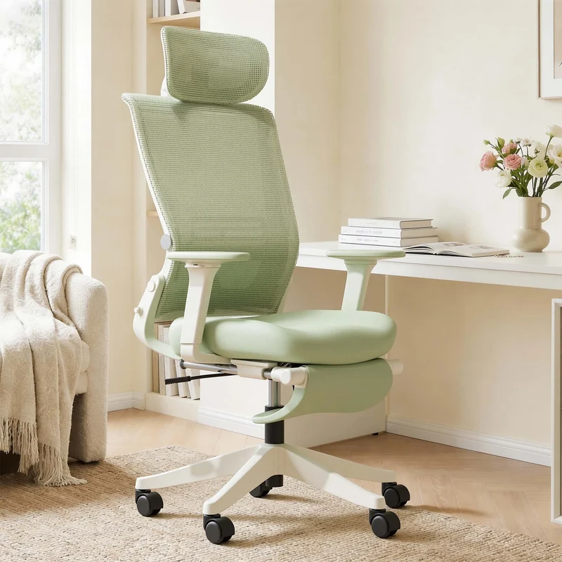 Welax S4 – Ergonomic Office Chair with Foldable Backrest