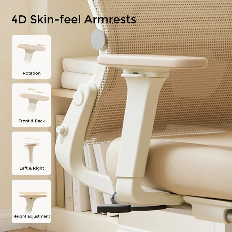 Welax S4 – Ergonomic Office Chair with Foldable Backrest