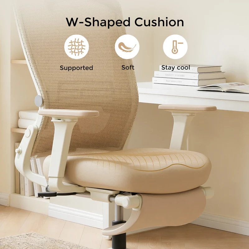 Welax S4 – Ergonomic Office Chair with Foldable Backrest