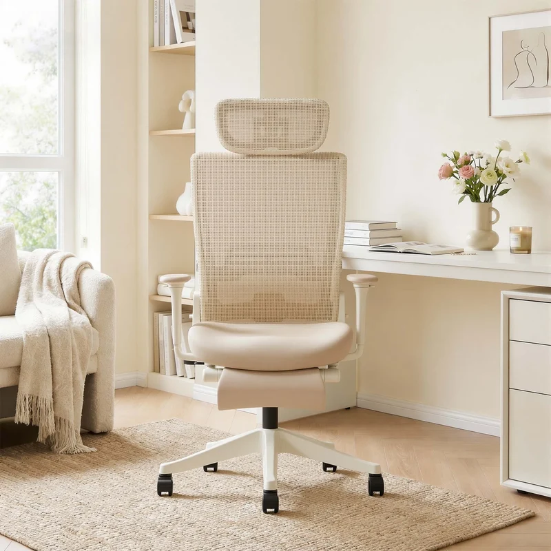 Welax S4 – Ergonomic Office Chair with Foldable Backrest