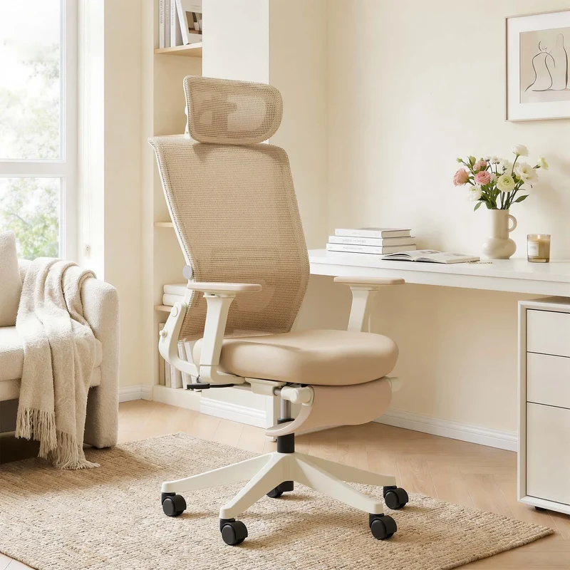 Welax S4 – Ergonomic Office Chair with Foldable Backrest