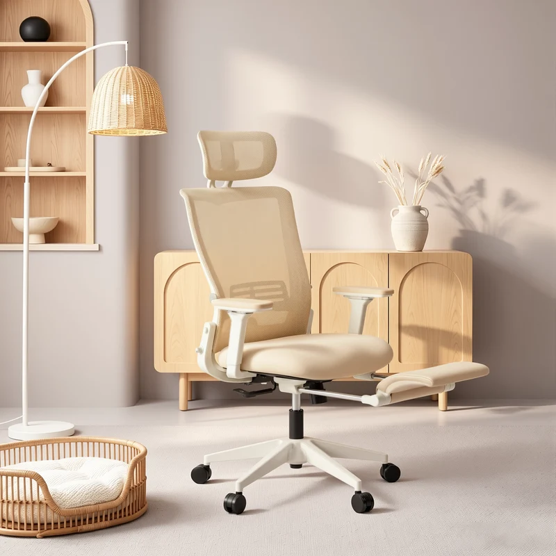 Welax S4 – Ergonomic Office Chair with Foldable Backrest