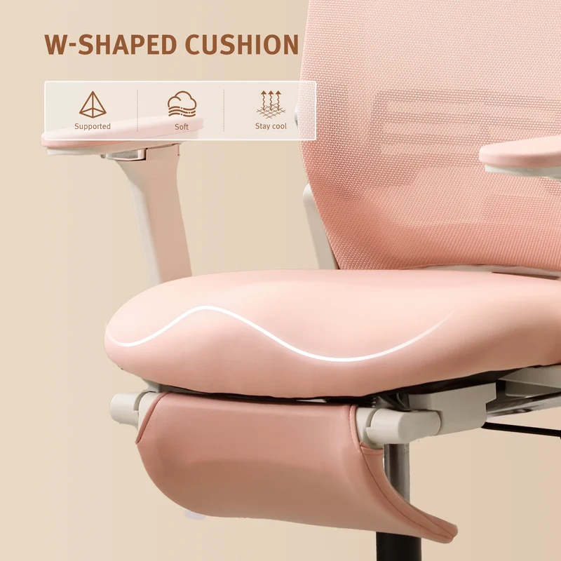 Welax S4 – Ergonomic Office Chair with Foldable Backrest