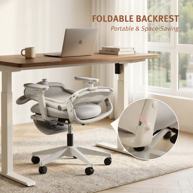 Welax S4 – Ergonomic Office Chair with Foldable Backrest