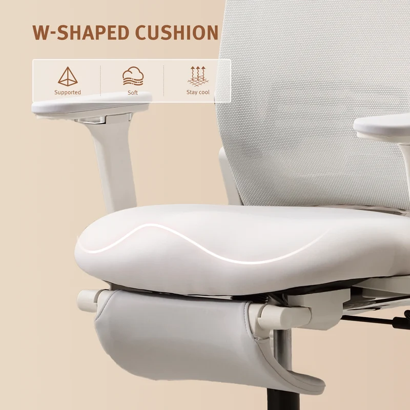 Welax S4 – Ergonomic Office Chair with Foldable Backrest