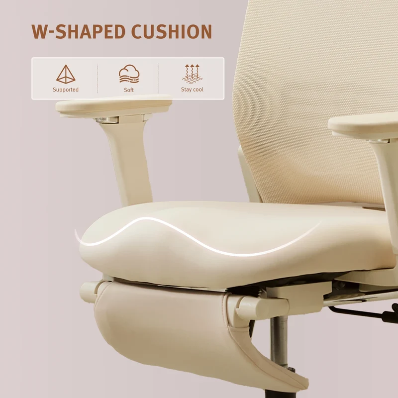 Welax S4 – Ergonomic Office Chair with Foldable Backrest