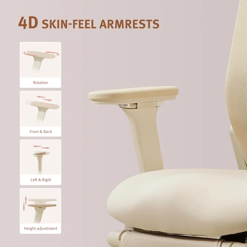 Welax S4 – Ergonomic Office Chair with Foldable Backrest