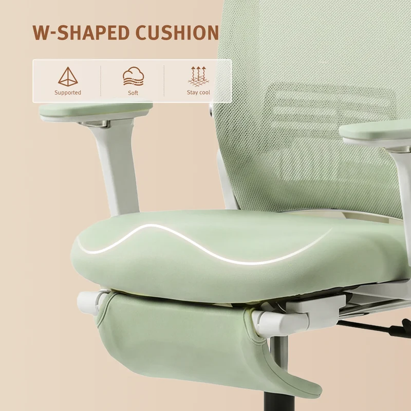 Welax S4 – Ergonomic Office Chair with Foldable Backrest