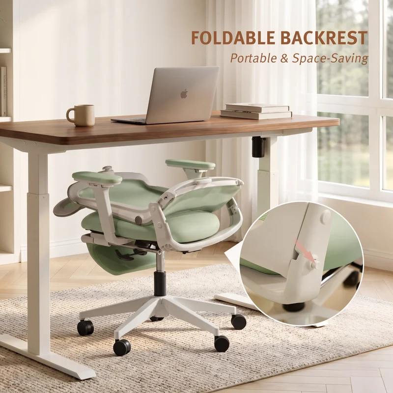 Welax S4 – Ergonomic Office Chair with Foldable Backrest