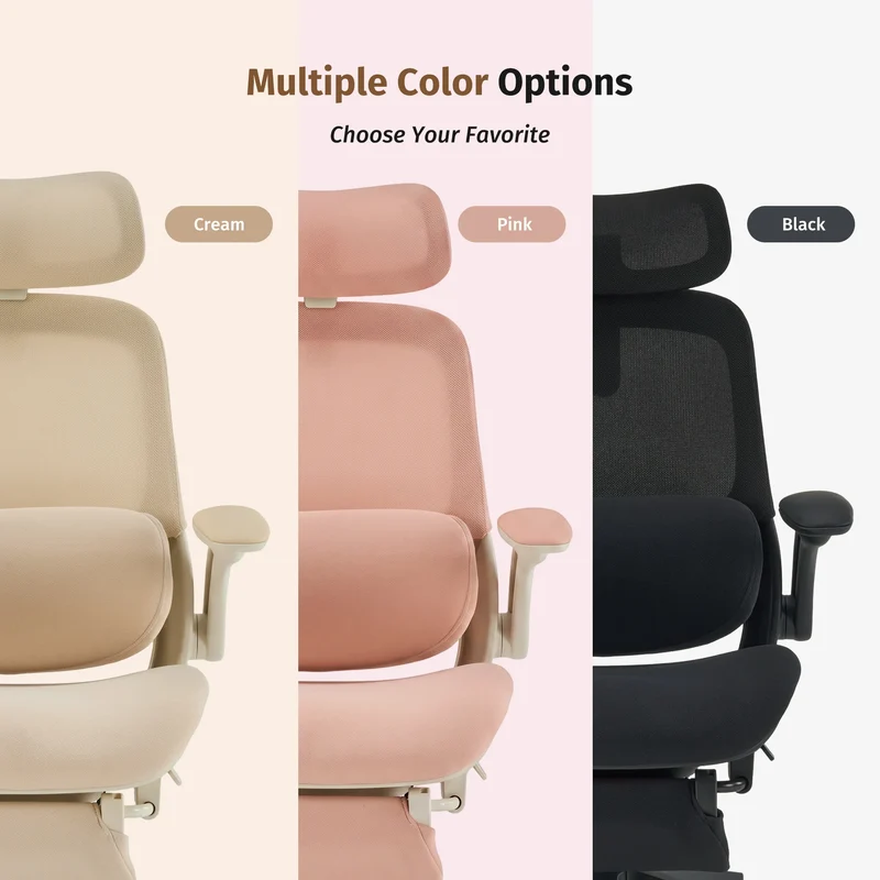 Welax S4 – Ergonomic Office Chair with Foldable Backrest