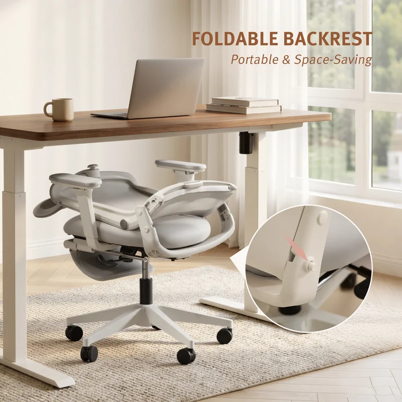 Welax S4 – Ergonomic Office Chair with Foldable Backrest