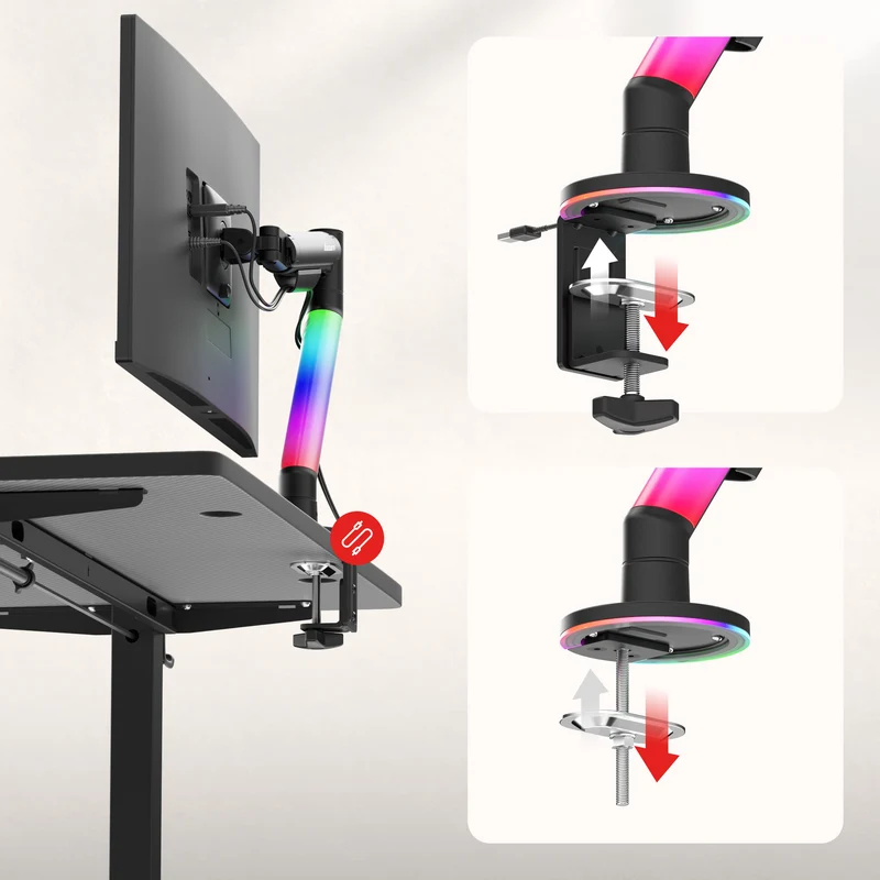 Uchwyt do monitora regulowany Huzaro Motion 1.6
