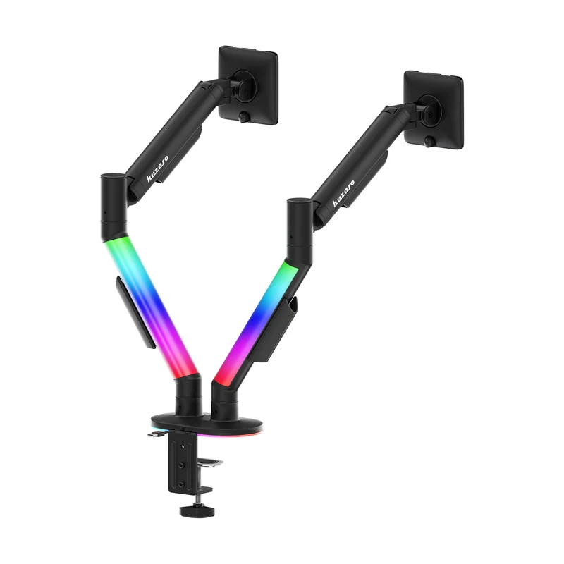 Uchwyt do biurka na 2 monitory Huzaro Motion 2.6 RGB