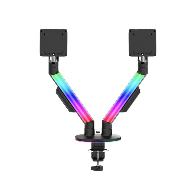 Uchwyt do biurka na 2 monitory Huzaro Motion 2.6 RGB