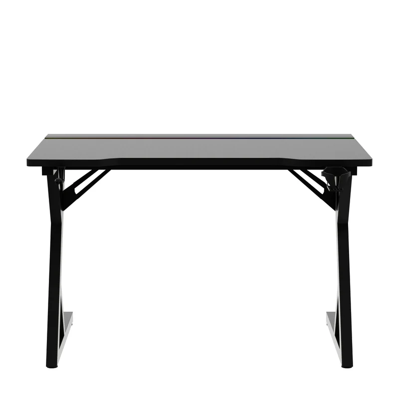 Gaming-Schreibtisch mit LED-Beleuchtung Huzaro Hero 2.4 RGB Black