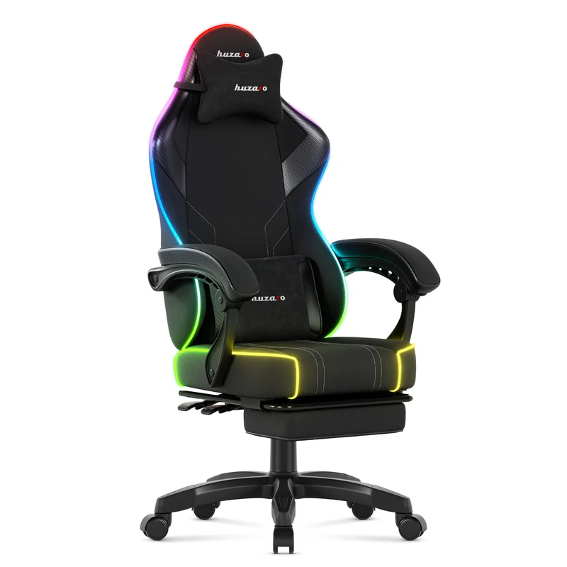 Huzaro Force 3.7 RGB Black Gaming-Stuhl