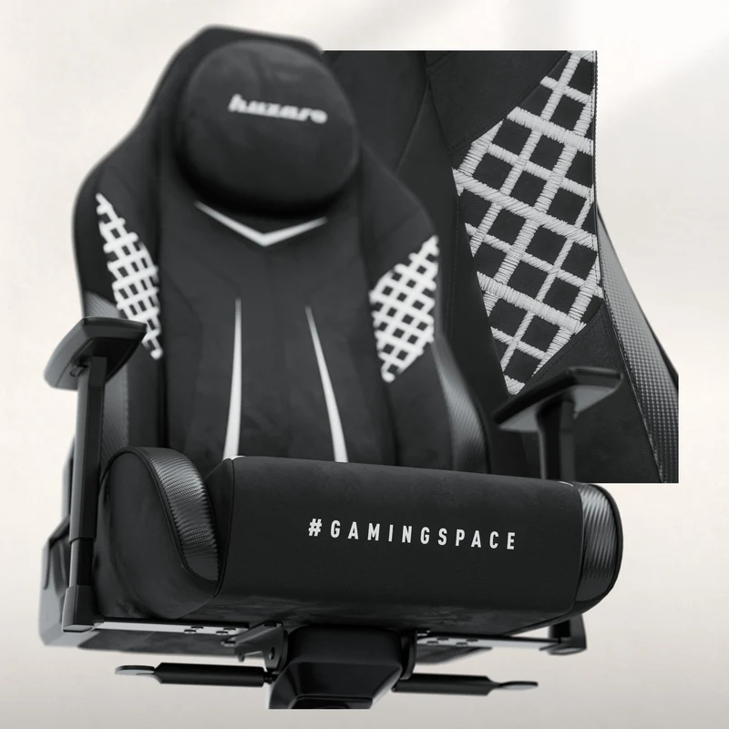 Gaming-Stuhl aus Wildleder Huzaro Force 8.3 Carbon Black