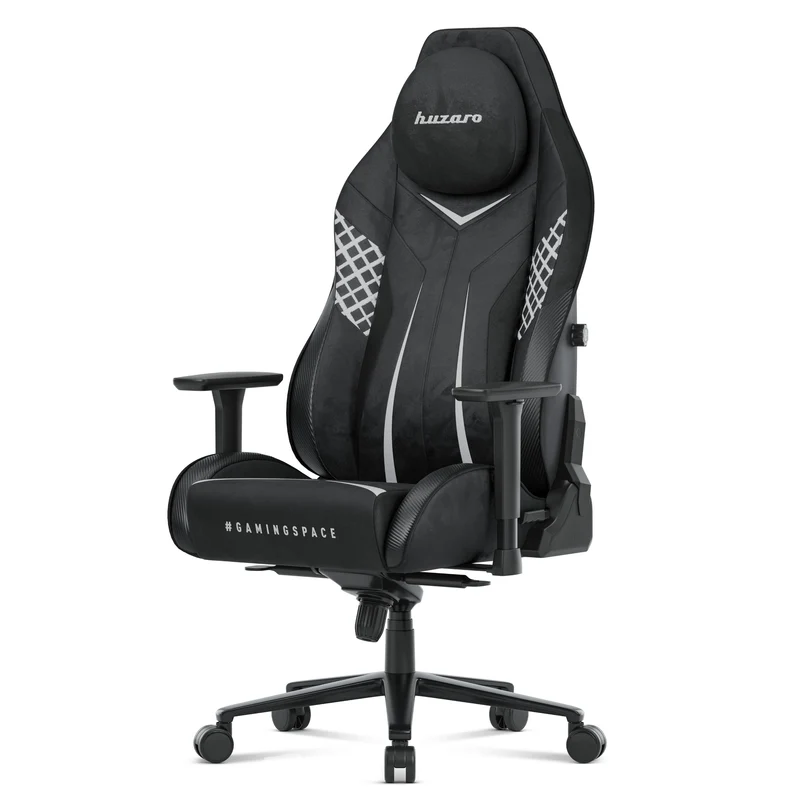 Gaming-Stuhl aus Wildleder Huzaro Force 8.3 Carbon Black